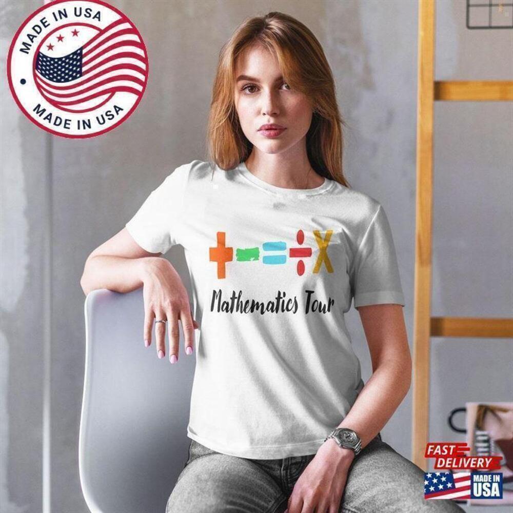 Ed Sheeran Mathematics Tour Concert Fan Gift Unisex Style T-Shirt